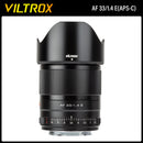 Lente Viltrox 23mm 33mm 56mm F1.4 25mm f1.7 com foco automático, lente prime de grande abertura para retratos, compatível com câmeras Sony com montagem E (APS-C).