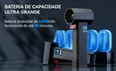 Ventilador Turbo Portátil Booster com Iluminação LED, Soprador de Ar Potente, Sem Escovas, Durável, Alta Velocidade, Potente, 4000mA, 1600g