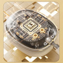 Fones de ouvido Bluetooth, head mounted gaming estéreo sem fio com microfone