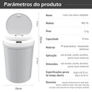 Lixeira de reciclagem automática com sensor/Lixeira de reciclagem automática com sensor, Lixeira de reciclagem inteligente, Lixeira de reciclagem automática para banheiro, Coibeu, Brasil
