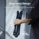 Ulanzi TT43 Tripé portátil ajustável, suporte reversível para luz de preenchimento, caixa macia, luz COB de 40 W com parafuso de 1/4''