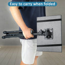 Tripé para projetor de 90/125/145 cm, tripé ajustável para laptop, altura de 18 a 40 polegadas, mesa de pé, suporte para microfone de computador ao ar livre