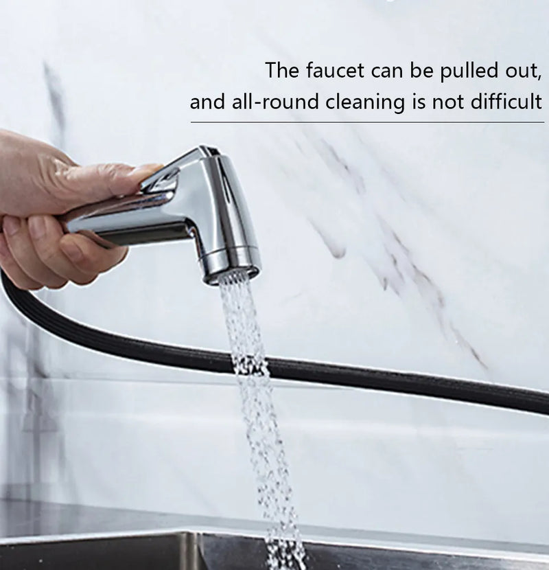 Torneira de cozinha preta, torneira de cozinha retrátil, misturador de pia de cozinha, pulverizador de jato de níquel escovado, cromado, torneira de água de cozinha