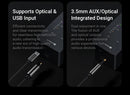 Fosi Audio SK02 Amplificador de Fone de Ouvido USB Hi-Fi Mini DAC USB para Fones de Ouvido Balanceados de 3,5 mm e 4,4 mm com Suporte a DSD