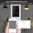 Interruptor Inteligente Tuya Compatível Alexa, Smart Switch com Neutro, APP e WiFi por Toque,