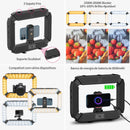 Ulanzi U200 U-200 Smartphone Video Rig LED Video Light 2 em 1 Ring Light Cold Shoe para Microfone Tiktok Youtube Live Rig Light