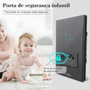 Interruptor Inteligente Tuya Compatível Alexa, Smart Switch com Neutro, APP e WiFi por Toque,