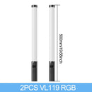 Ulanzi i-Light VL119 RGB Bastão de luz portátil LED RGB 2500-9000K - Iluminação fotográfica Tubo magnético Luz para vídeo Vlog