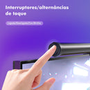 lâmpada para Monitor RGB de brilho e temperatura de cor ajustável, controle por toque inteligente e proteção para os olhos.