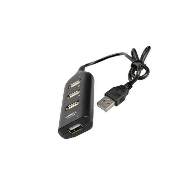 Hub Com 4 Portas USB 2.0 Convencional 480Mbps para Computador e Notebook