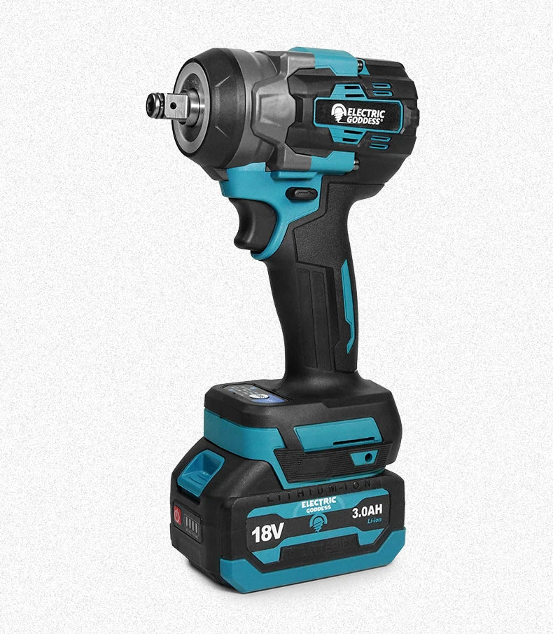 Conjunto de chaves elétricas sem escova EGOD de 1/2'' de alta potência, 500 N.M, para remoção de pneus soltos, ferramentas elétricas para reparo de pneus de carro, para bateria Makita de 18 V