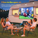 Projetor XIWBSY 4K, 40000 lúmens, Android, Luz do Dia, Foco Automático, 2000 ANSI, WiFi 6, BT 5.3, Vídeo, Home Cinema, Projetor LED para Ambientes Externos