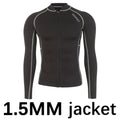 Jaqueta Térmica de Mergulho, Surf, Pesca Manga Longa Masculina ou Feminina DEMMET 1,5mm/3mm de Neoprene