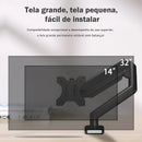 SUPORTE DE MONITOR DE MESA ARTICULADO COM MOLA A GÁS WK-MSP1