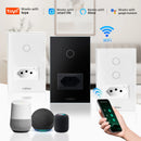 Interruptor Inteligente Tuya Compatível Alexa, Smart Switch com Neutro, APP e WiFi por Toque,