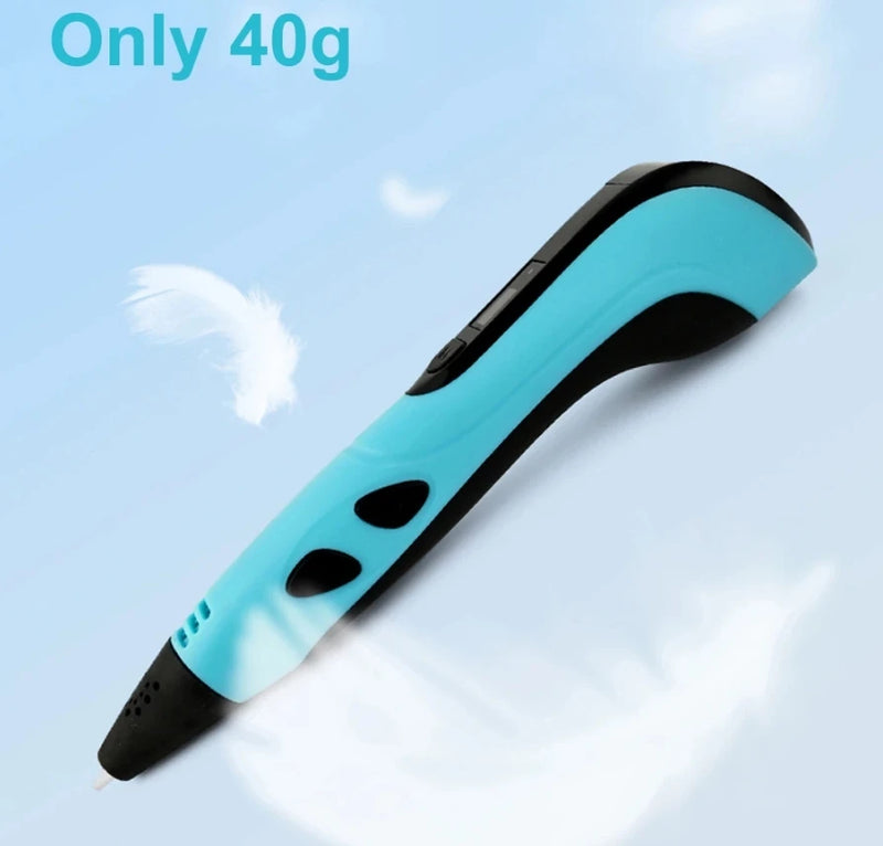 Conjunto de canetas 3D para impressão 3D 2025 para crianças, faça você mesmo, presente criativo de aniversário e Natal com filamento PLA, estojo de viagem