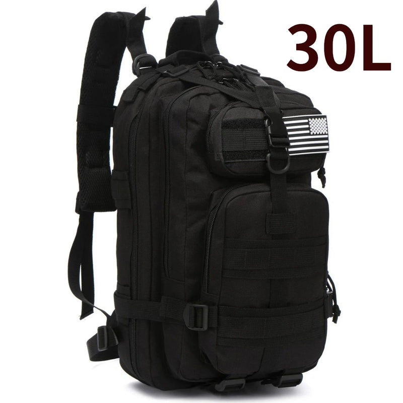 Mochila de nylon impermeável 30L/50L 1000D para caminhadas, pesca e caça, para atividades ao ar livre, esportes táticos, acampamento e caminhada