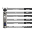 Máquina de Cortar Cabelo e Barba Profissional Kemei 700H com Estrutura Metálica Resistente