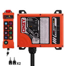 Controle remoto industrial à prova d'água e resistente à poeira para guindaste HENJEL H208 com interruptor de dupla velocidade e controle remoto sem fio de 12 V/24 V CC.