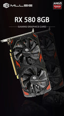 Placa de vídeo AMD RX 580 8GB 2048SP Gaming Graphics Card GDDR5 256Bit PCI Express 3.0 ×16 Radeon GPU para PC (Brasil)