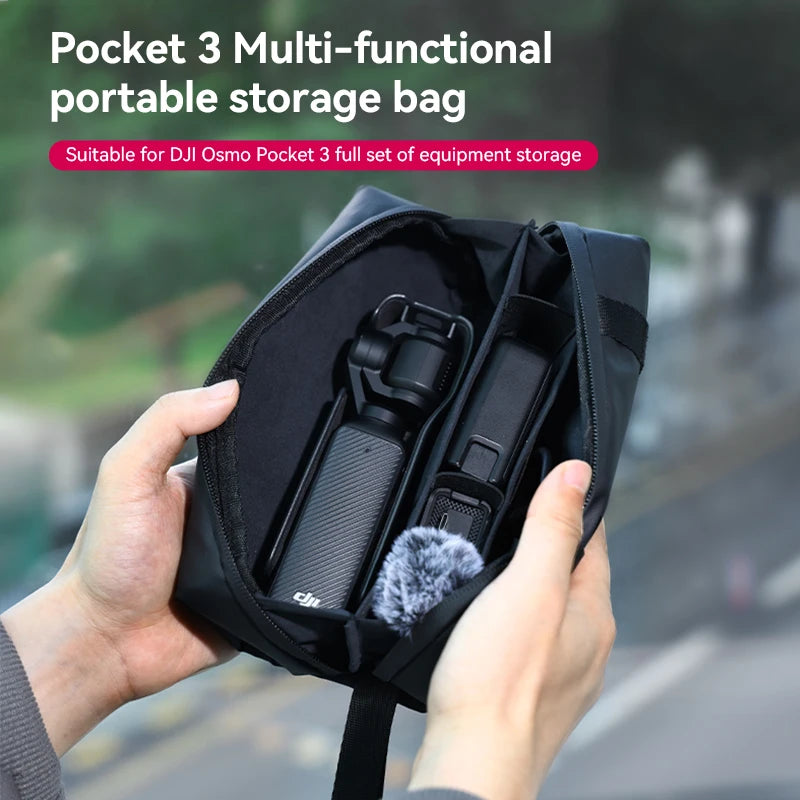 Bolsa de transporte Ulanzi PK-04 para DJI Osmo Pocket 3, design personalizado, leve, portátil, para fotografia, acessórios para atividades ao ar livre