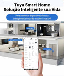 Fechadura eletrônica de porta de impressão digital aplicativo desbloqueio remoto para casa apartamento Tuya wifi