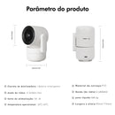 Câmera de segurança Wi-Fi, câmeras de vigilância Wi-Fi, câmera de segurança, câmera inteligente Wi-Fi 360, câmera Wi-Fi, monitor