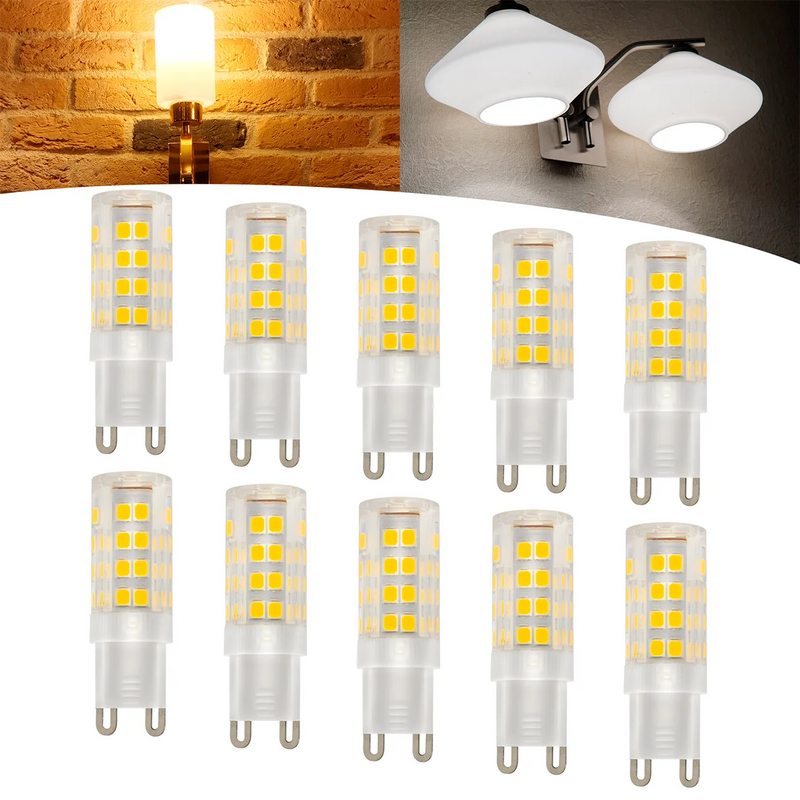 Kit 10 Lâmpadas Led G9 Halopim 7W Bivolt Cor Luz Branco Frio 6000K/Quente 3000K