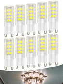 Kit 10 Lâmpadas Led G9 Halopim 7W Bivolt Cor Luz Branco Frio 6000K/Quente 3000K