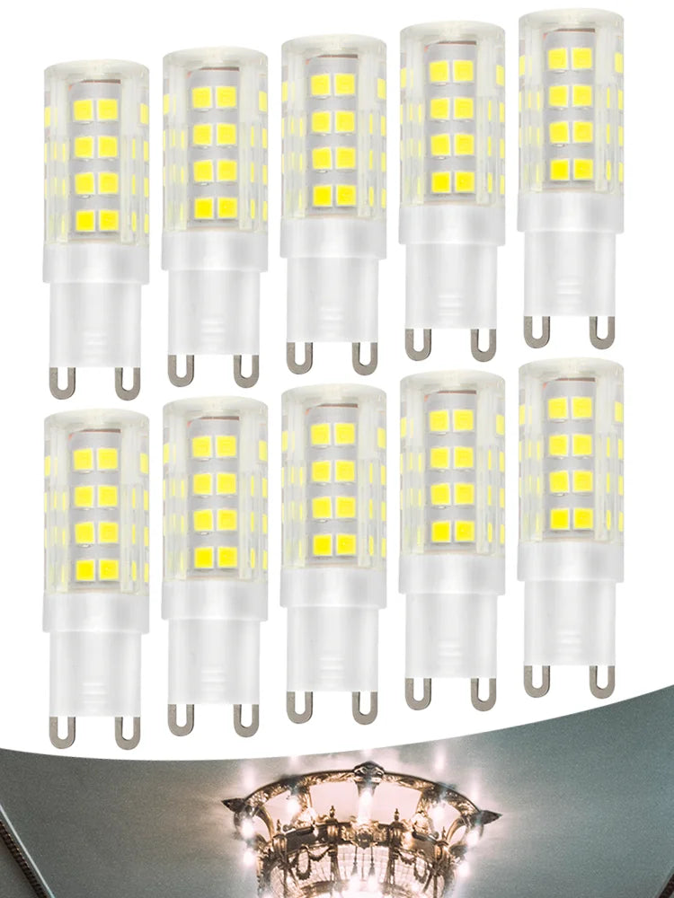 Kit 10 Lâmpadas Led G9 Halopim 7W Bivolt Cor Luz Branco Frio 6000K/Quente 3000K