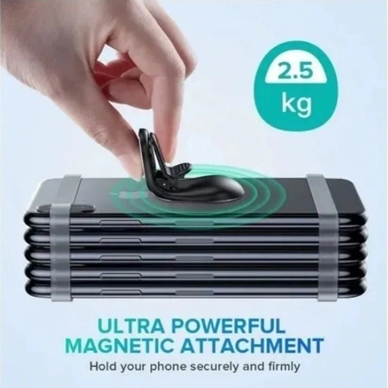 Suporte Universal de Celular Magnético com Ímã e Fixação Forte - para Veículos, Móveis e Qualquer Superfícies