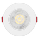 Kit 10 Spot Led 5w Dicróica Direcionável Redondo Embutir