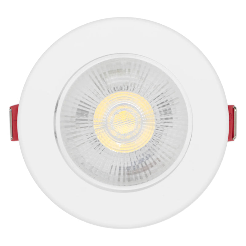 Kit 10 Spot Led 5w Dicróica Direcionável Redondo Embutir