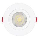 Kit 10 Spot Led 5w Dicróica Direcionável Redondo Embutir