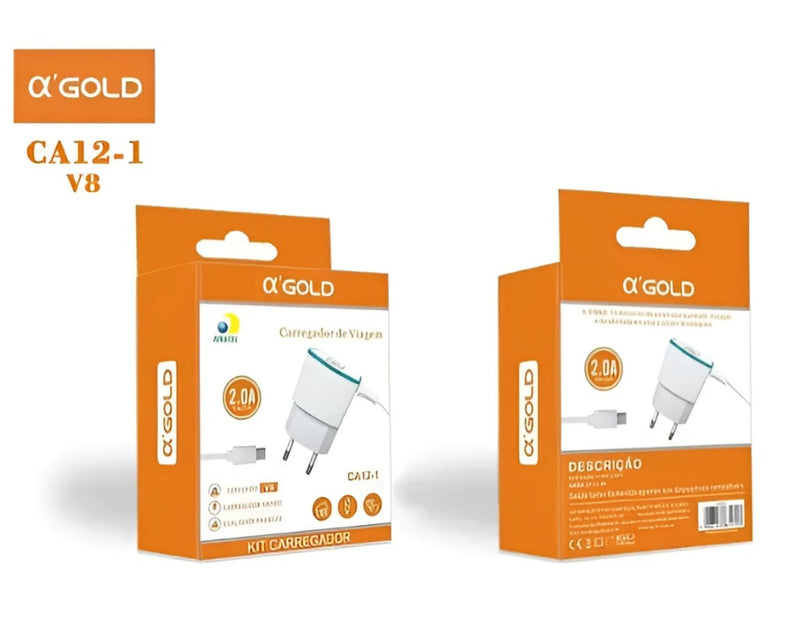 Kit Carregador USB Turbo para Celular com Cabo de Carregamento Rápido - Certificado pela Anatel para Máxima Segurança e Eficiência