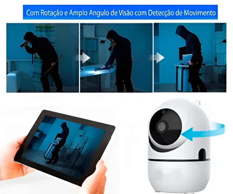 Babá Eletrônica Câmera Sem Fio Visão Noturna Infravermelho (proteção de segurança)