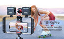 Ulanzi Smartphone Cage Filmmaking Case Small U Rig Hand Grip Phone Video Stabilizer com Cold Mount para iPhone 13 14 15 Android